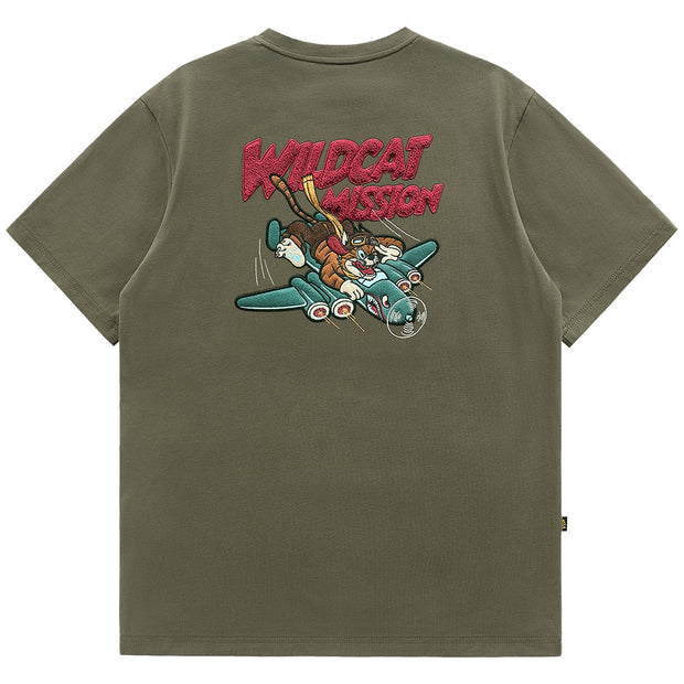 Embroidered Short Sleeve T Shirt For Men