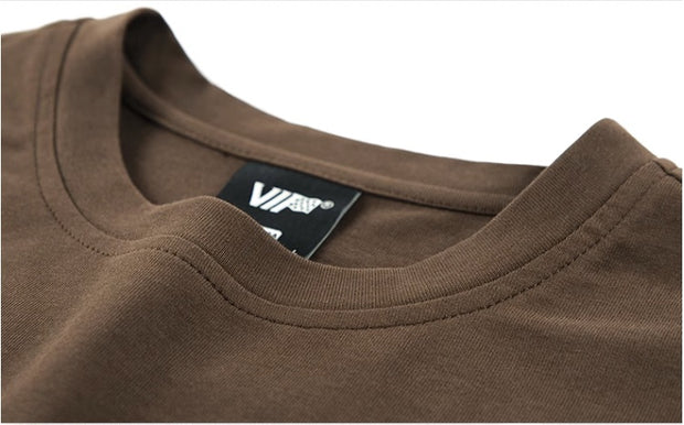 Embroidered Short Sleeve T Shirt For Men