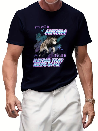 Round Neck Printed T-shirt Casual Short Sleeved Top For Spring And Summer, Personalized And Comfortable For Both Men And Women