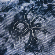Flower Cutout Embroidered Shirt For Men
