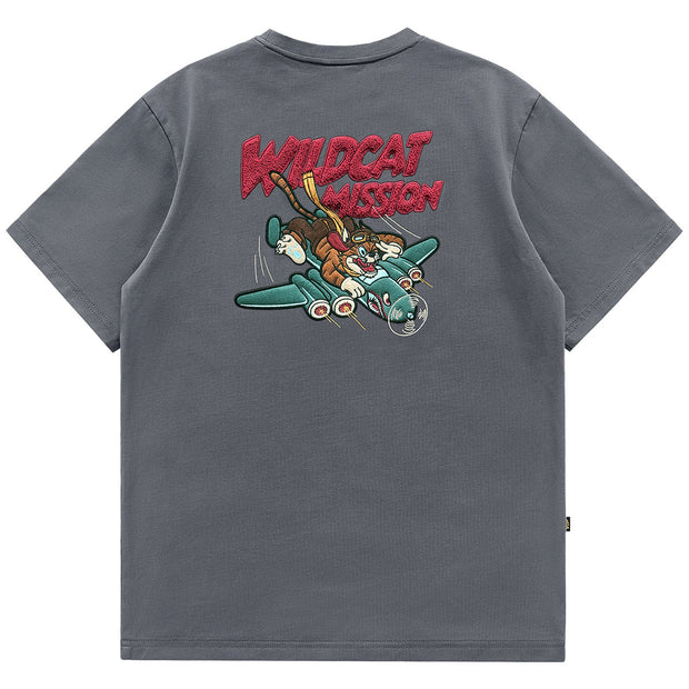 Embroidered Short Sleeve T Shirt For Men